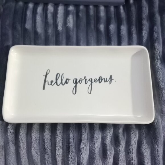 Rae Dunn Jewelry - Rae Dunn Hello Gorgeous Trinket Tray